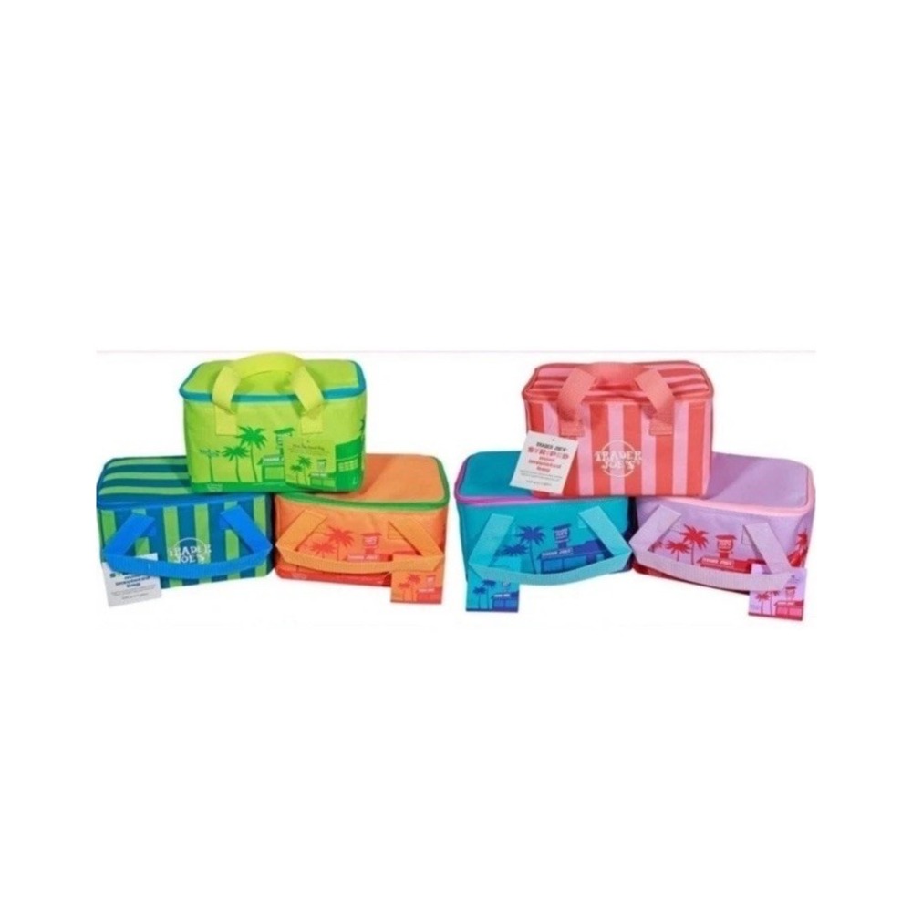 Trader Joe's Mini Insulated Tote Bag Summer 2026 Set of 6 Limited Edition New